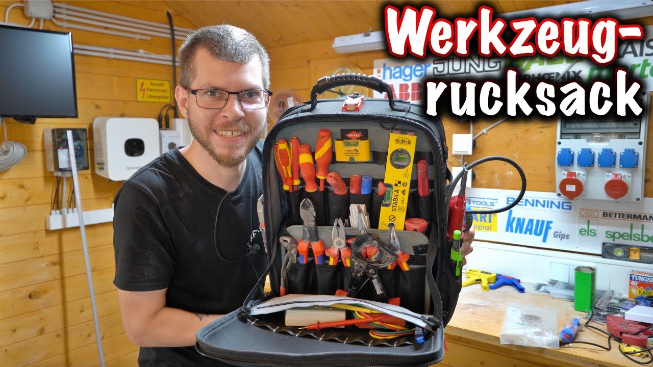 Werkzeugrucksack Modular X18 von Knipex! ElektroM