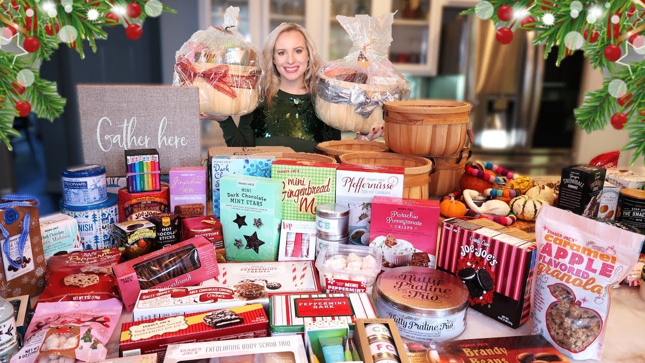 MAKING TRADER JOE'S HOLIDAY GIFT BASKETS