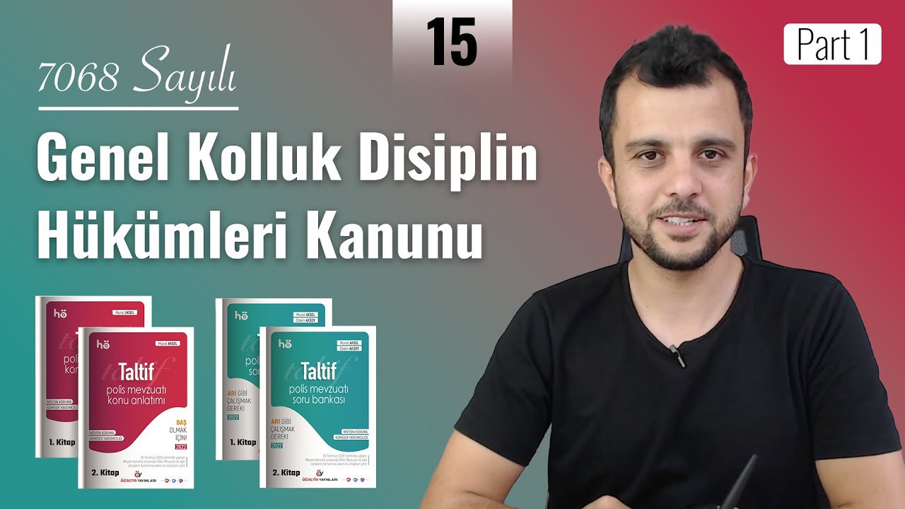 15 | Taltif PAEM 10 Polis Mevzuatı Video Eğitimi - 7068 Genel Kolluk Disiplin Kanunu - Part 1 - 2026