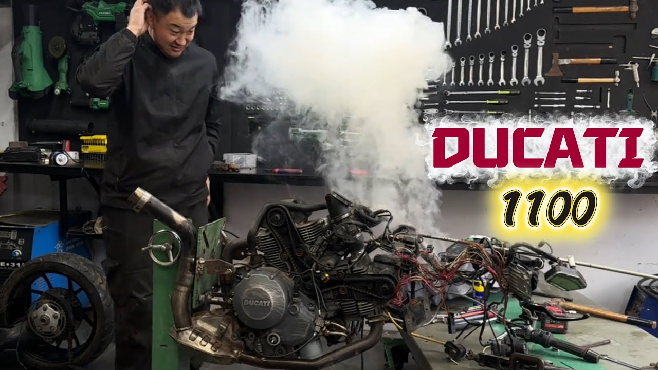 RESCUING a DUCATI Hypermotard 1100 From the Junkyard