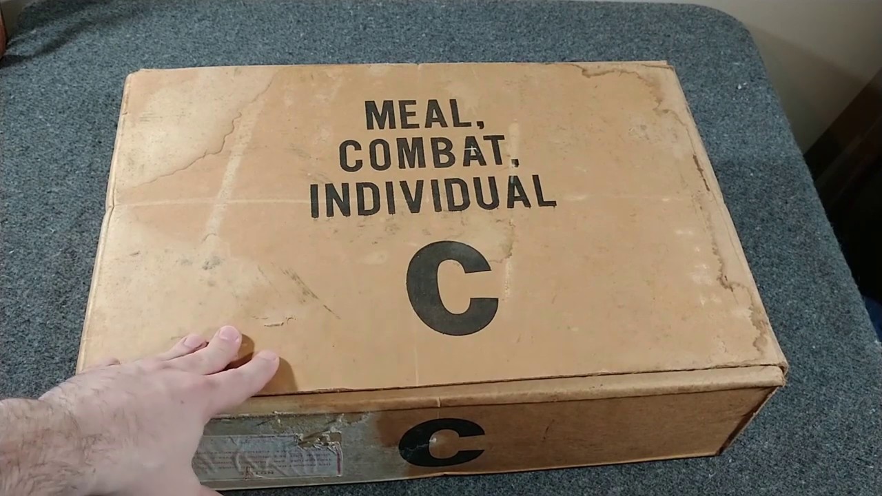 1966 Vietnam Era MCI C-Ration Full Case Unboxing