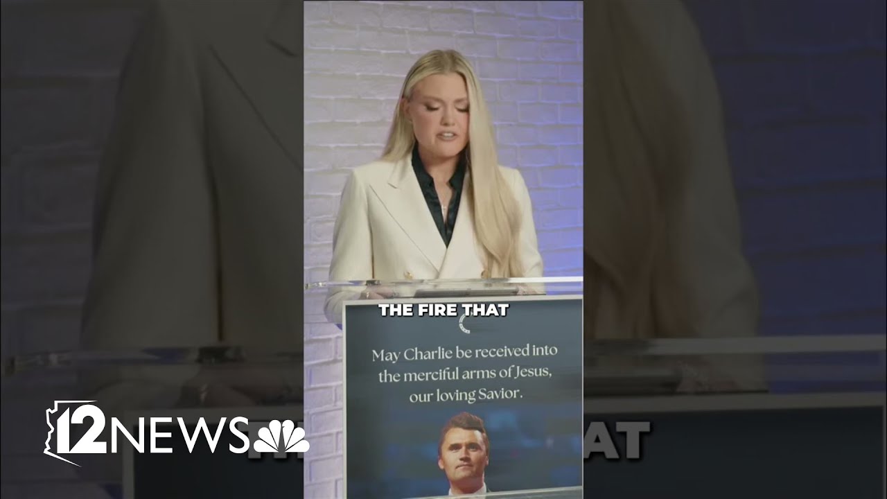 Erika Kirk says her husband's killer has 'no idea, the fire you have ignited'  #charliekirk