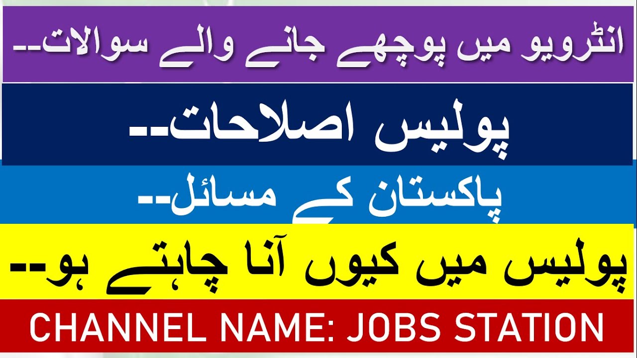 SUB INSPECTOR INTERVIEW QUESTIONS, POLICE REFORMS, MAJOR ISSUES OF PAKISTAN, INFLATION IN PAKISTAN