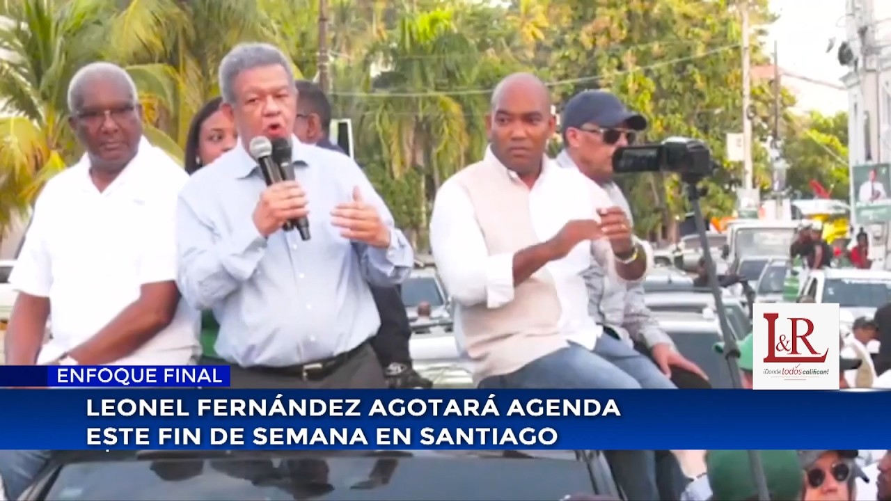 Leonel Fernández agotará agenda este fin de semana en Santiago