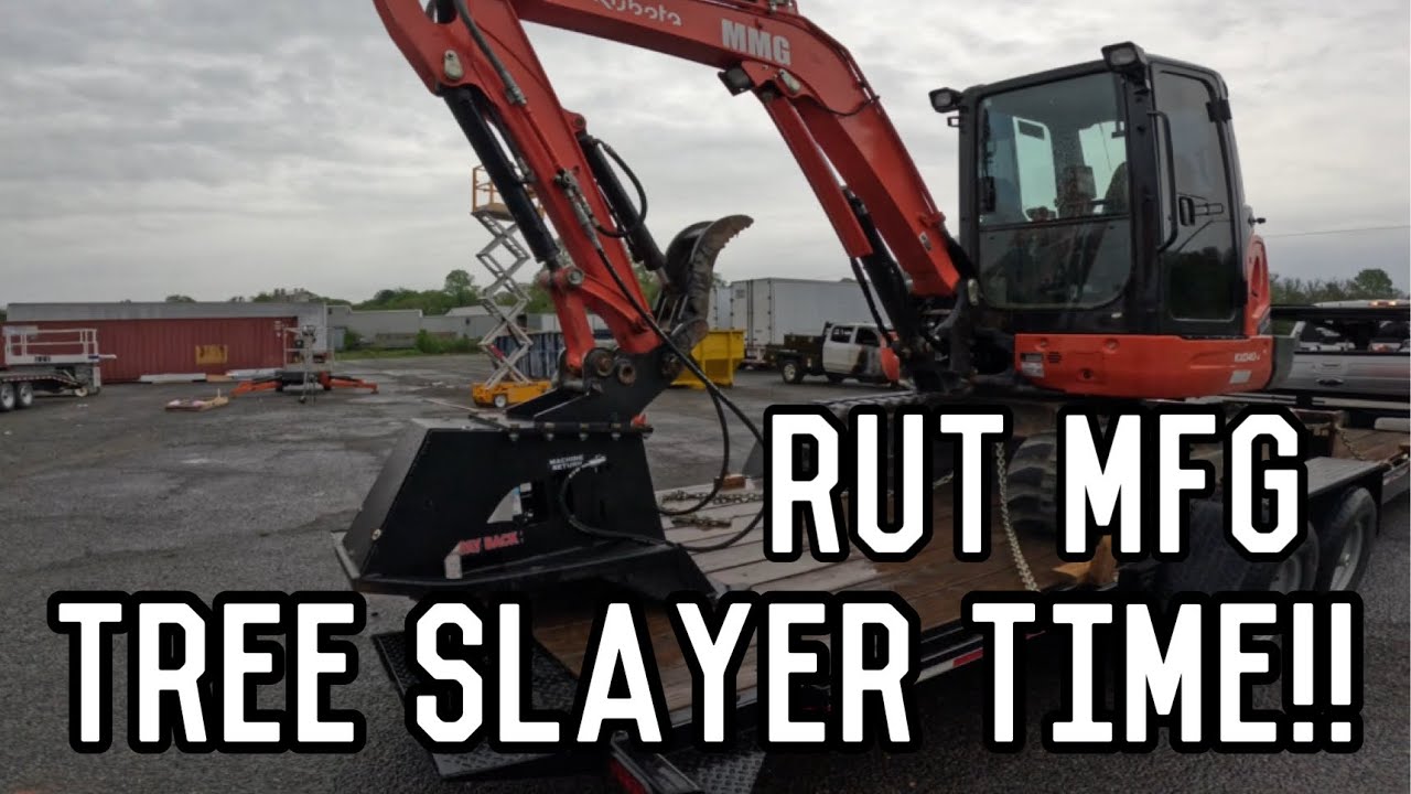 Using the RUT MFG Tree Slayer Brush Cutter