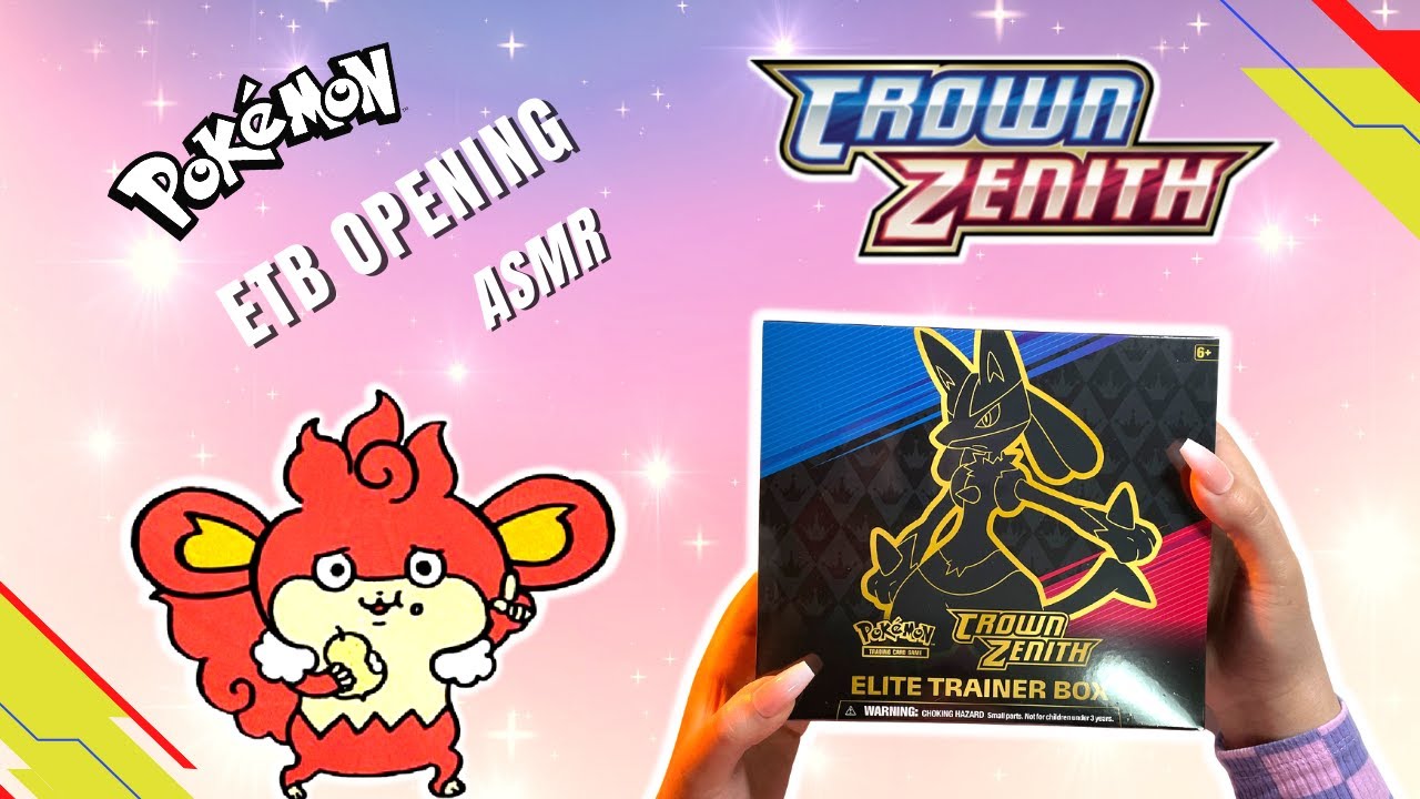 ASMR New Crown Zenith ETB - So many hits and so fun!