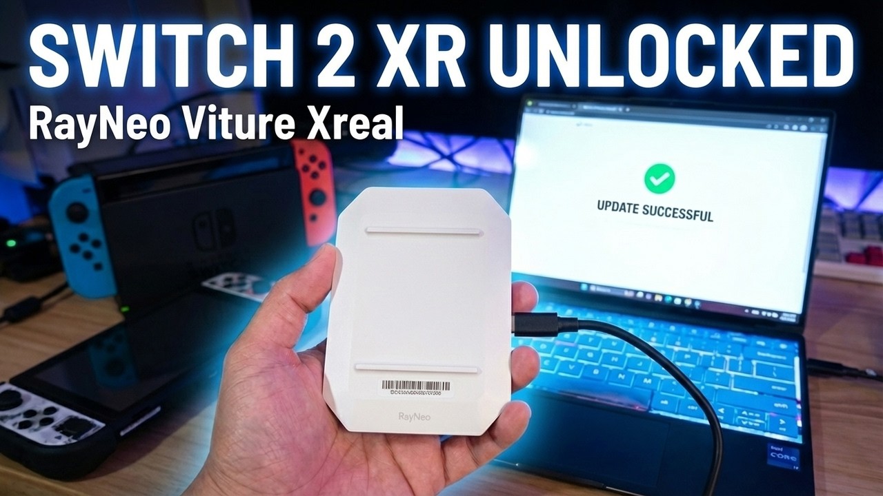 Use Nintendo Switch 2 with ANY XR Glasses RayNeo Viture Xreal!