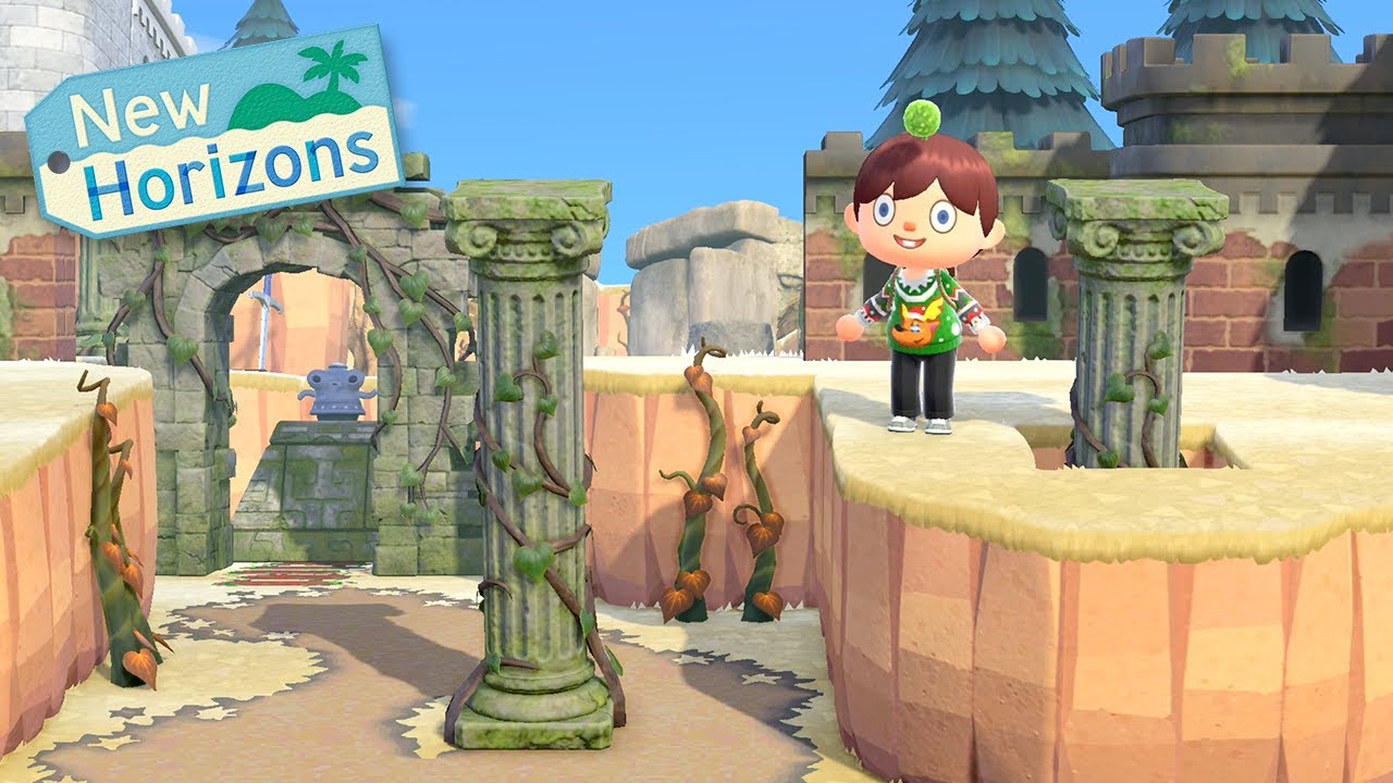 Давайте построим руины заброшенного замка в Animal Crossing New Horizons.