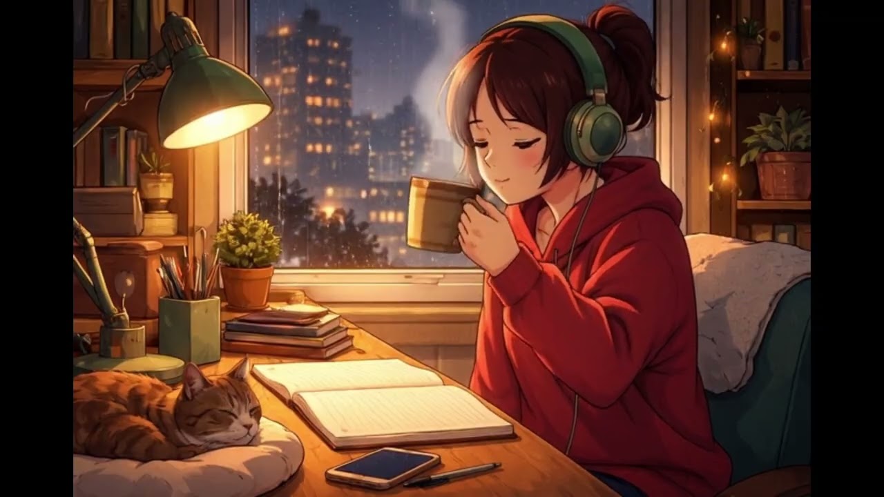 Study with Me Until Sunrise 🌅 Deep Focus Lofi Beats | Silent Walk