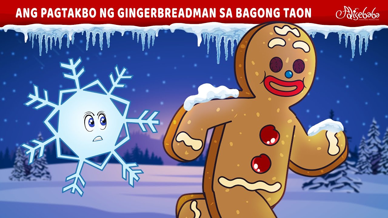 ANG PAGTAKBO NG GINGERBREADMAN SA BAGONG TAON | Engkanto Tales | Mga Kwentong Pambata Tagalog
