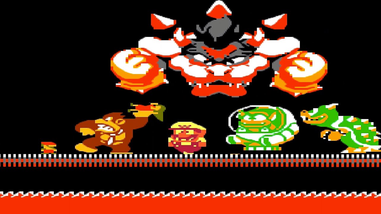 Super Mario Bros MINI HD: All Bosses