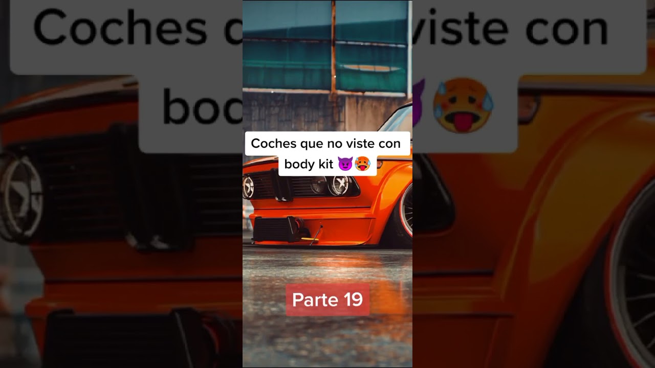 Coches que no viste con body kit