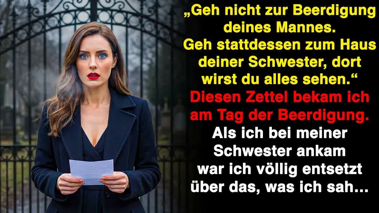 „Geh nicht zur Beerdigung “ „Geh zu deiner Schwester “ Ich tat es – und war geschockt!