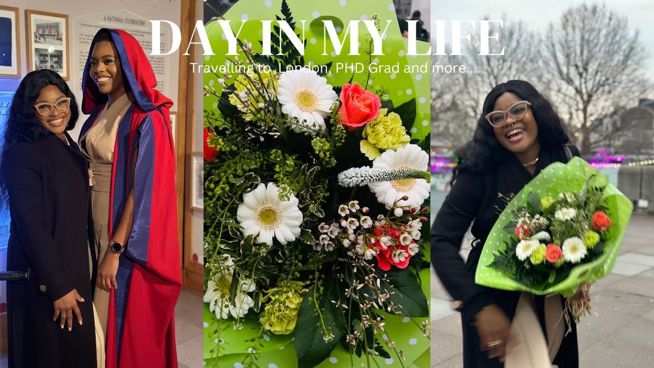 Spend the day with me in London | PhD Graduation Ceremony | Lifewithscenti