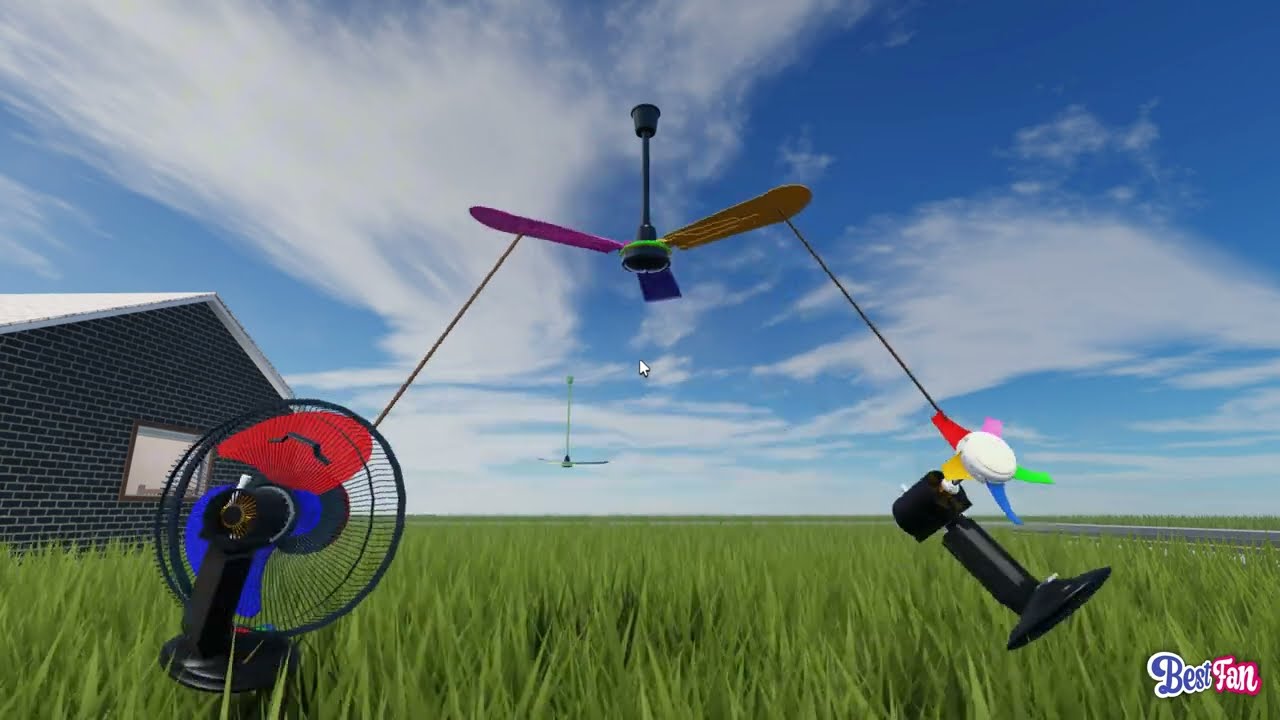 Vintage Ceiling Fan With saw Blade, Very old and Rare Model | Roblox