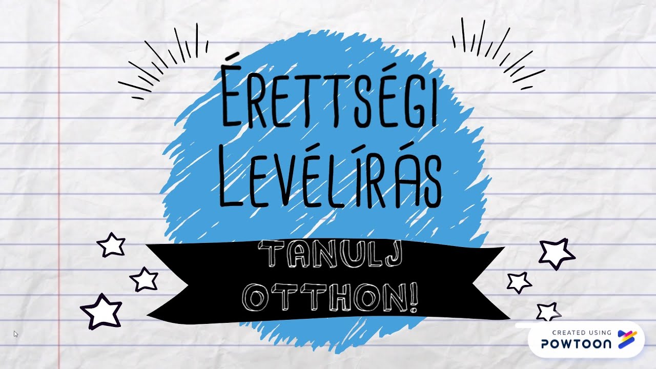 Érettségi - levélírás. || Tanulj otthon! Mini angolóra.