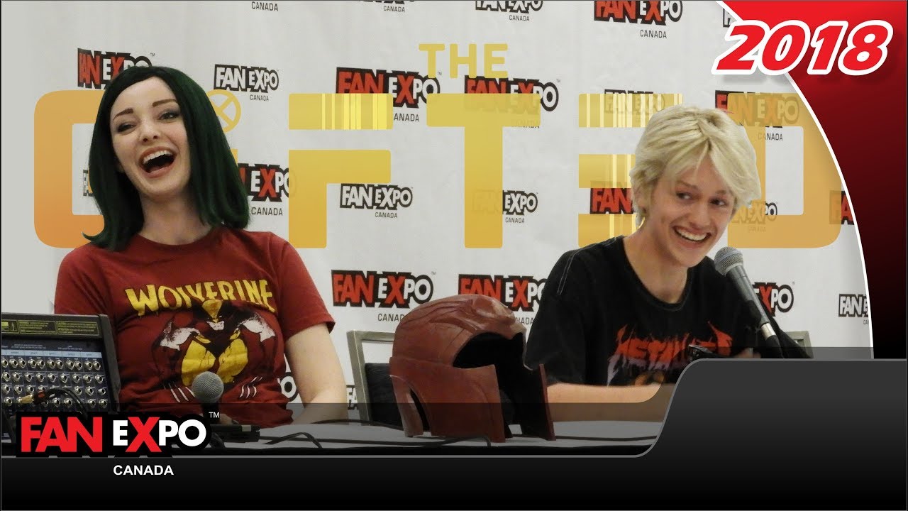 The Gifted's Emma Dumont & Percy Hynes White Fan Expo Canada