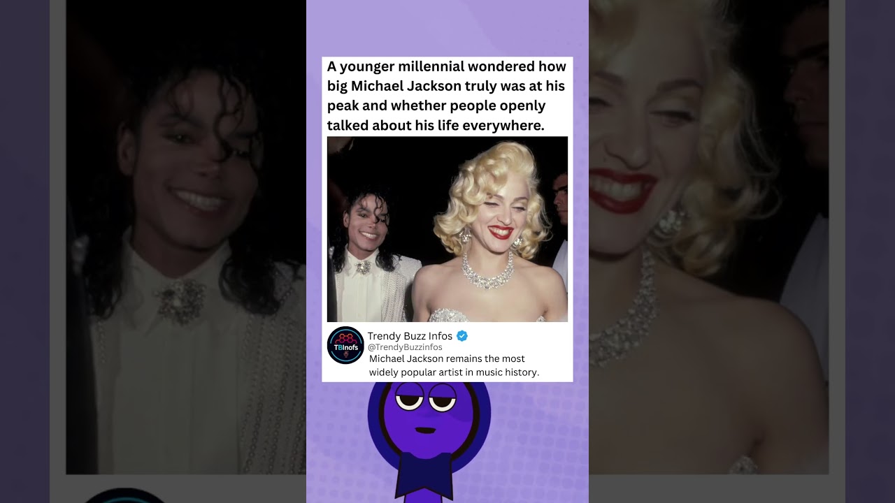 Young Millennial wondered how big Michael Jackson was &  if people talked about him. #michaeljackson