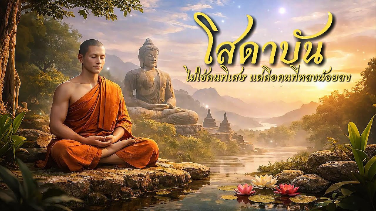 โสดาบัน ไม่ใช่คนพิเศษ แต่คือคนที่หลงน้อยลง
