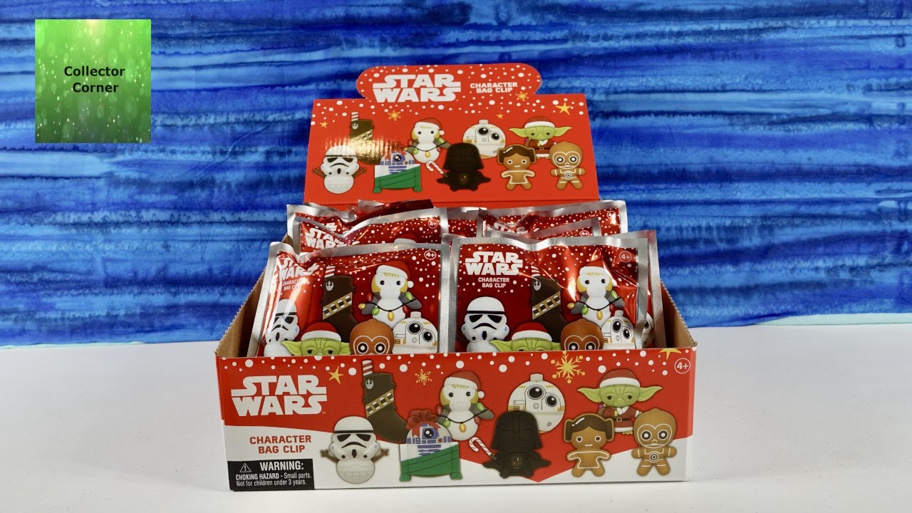 Star Wars Holiday Christmas Character Bag Clip Blind Bag Unboxing | CollectorCorner