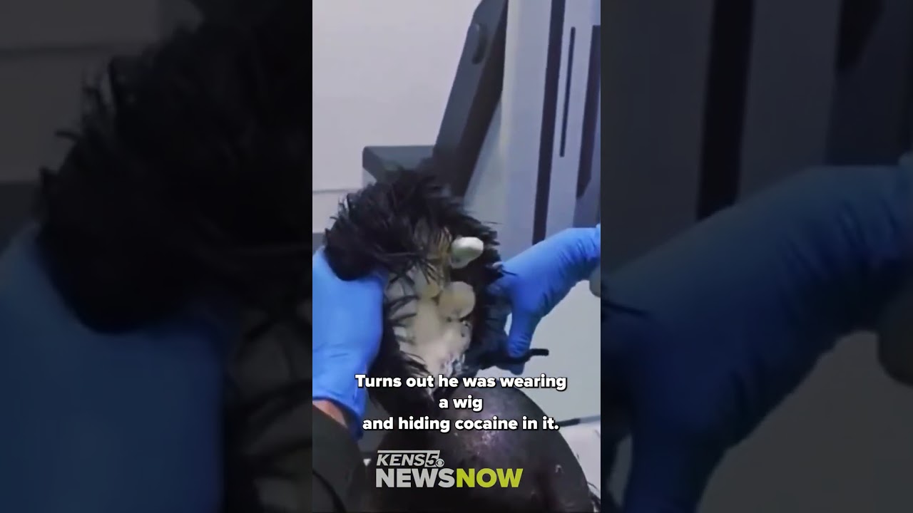 40-year-old man caught hiding cocaine in wig