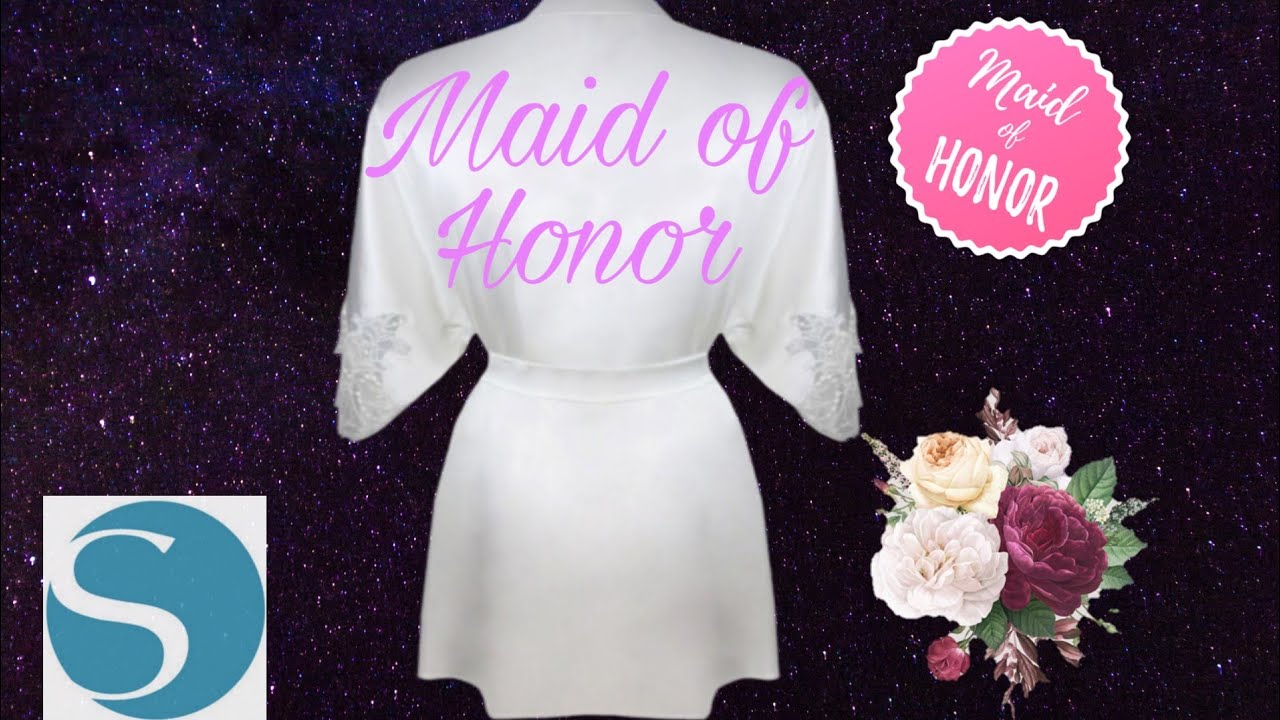 How to apply heat transfer vinyl to a satin robe