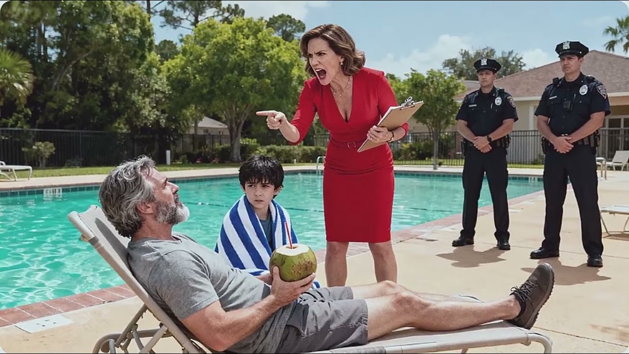 HOA Karen Called the Cops When I Denied Pool Access — She Had No Idea What I Had Waiting
