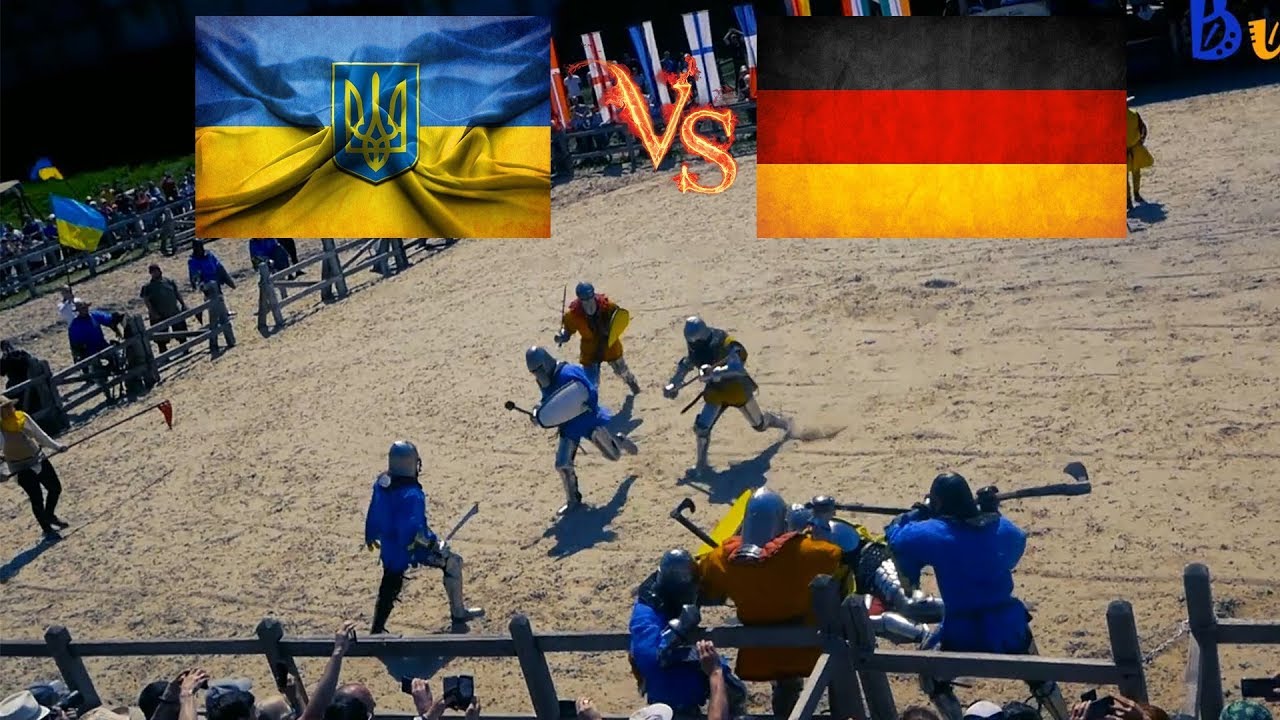 5 x 5 - Buhurt - Medieval Combat - Ukraine vs Germany