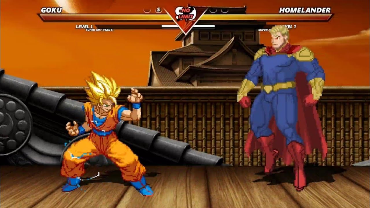GOKU vs HOMELANDER - The most epic fight ever made❗