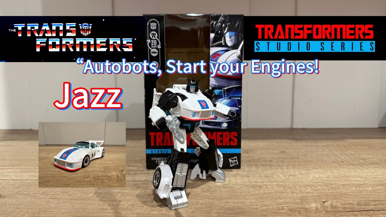 Transformers Studio Series 86 Deluxe Class Autobot Jazz (2025 Reissue) (Unbox and Review)