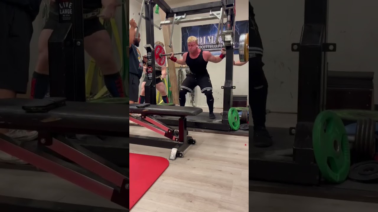 Kyykky 200kg x 12 kevyesti