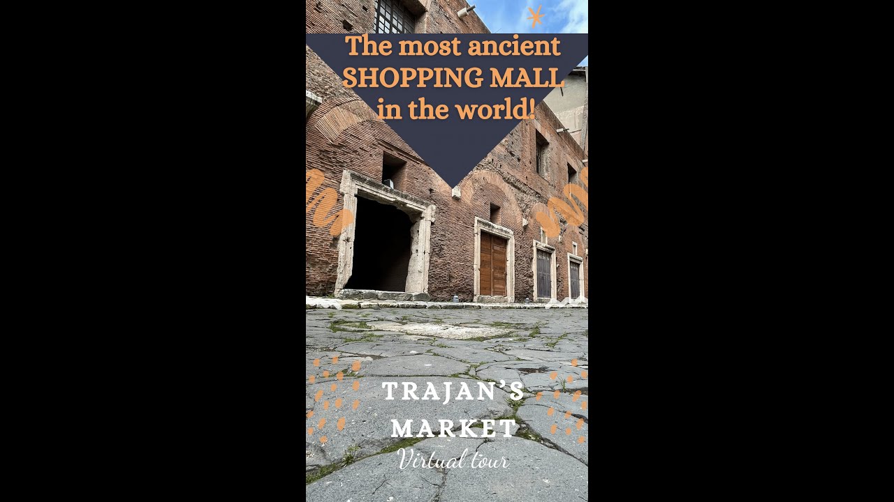 The first shopping mall ever built in the world: the Trajan’s market!