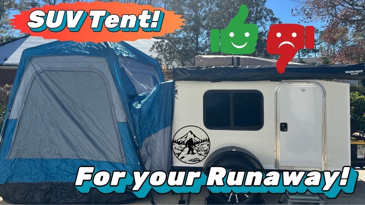 SUV Tent for your Runaway or Tiny Camper!