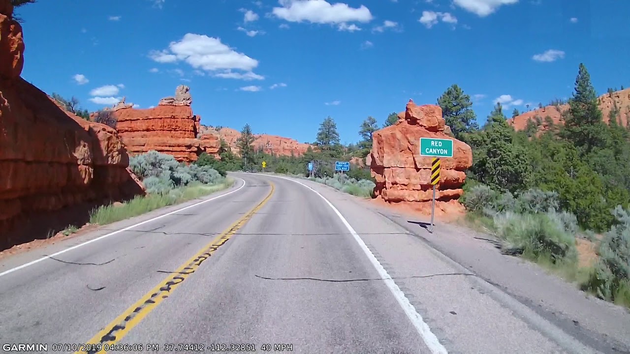 Drive from Las Vegas to Bryce Canyon Utah, Bryce Canyon pics at the end. Watch full screen max res