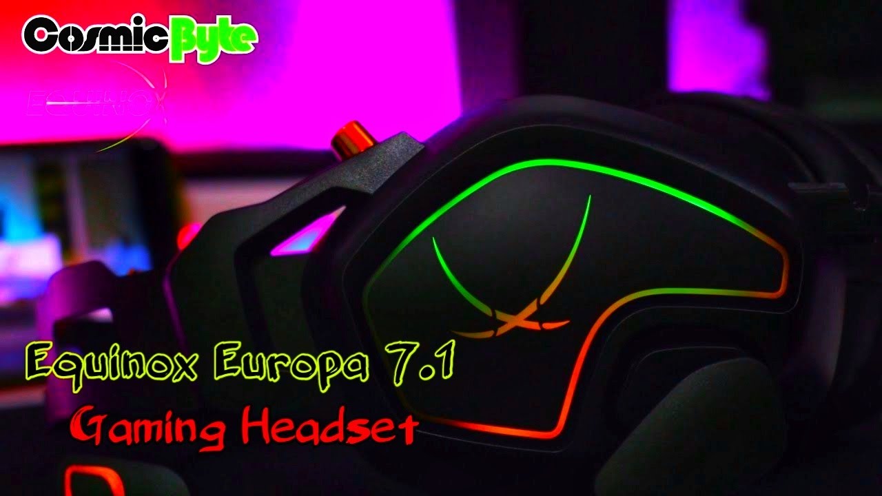 Cosmic Byte Equinox Europa 7.1 Gaming Headset unboxing | Best Gaming Headphone Under 2000