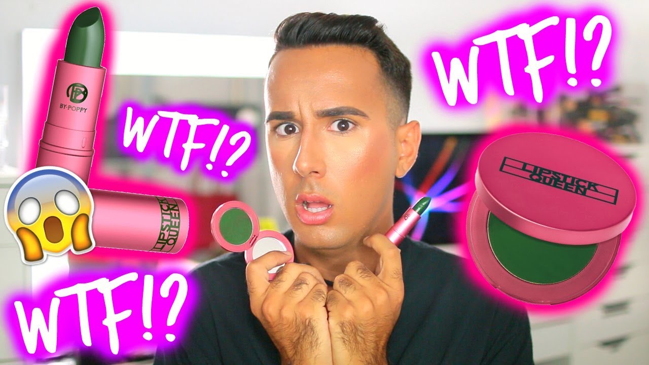MAQUILLAJE VERDE QUE CAMBIA DE COLOR!? WTF!! ♡