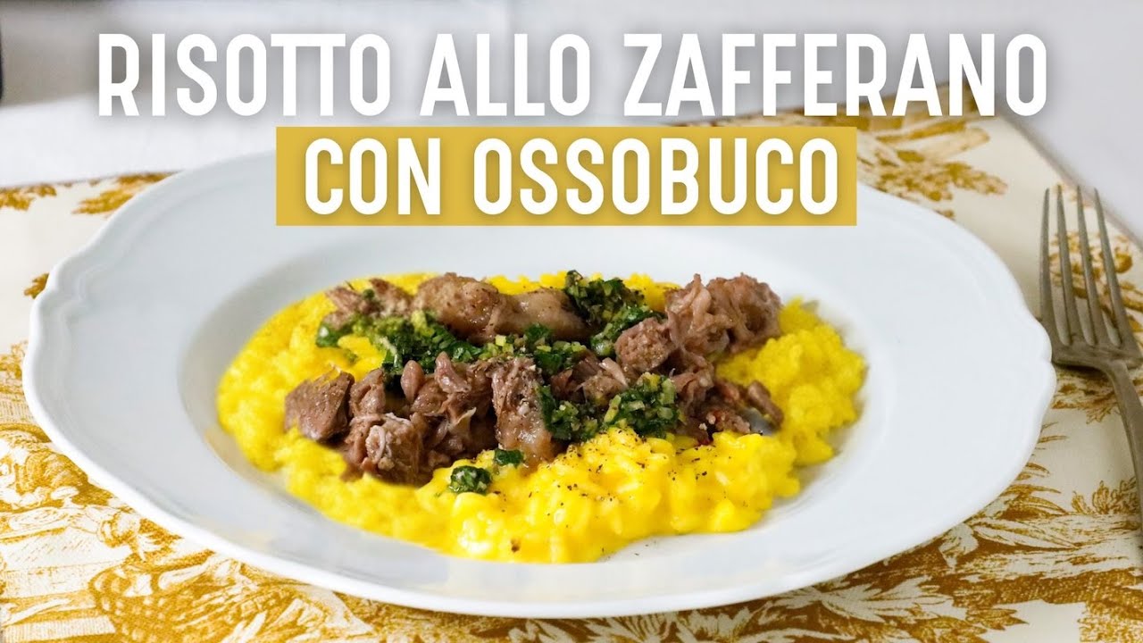 Risotto allo zafferano con ossobuco | Ricette primi piatti | Chef Deg