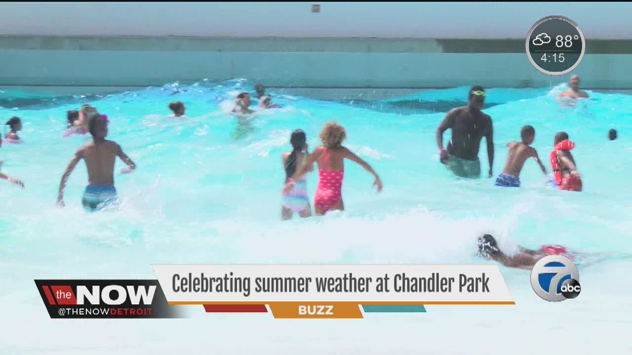 People celebrate summer weather at Chandler Park