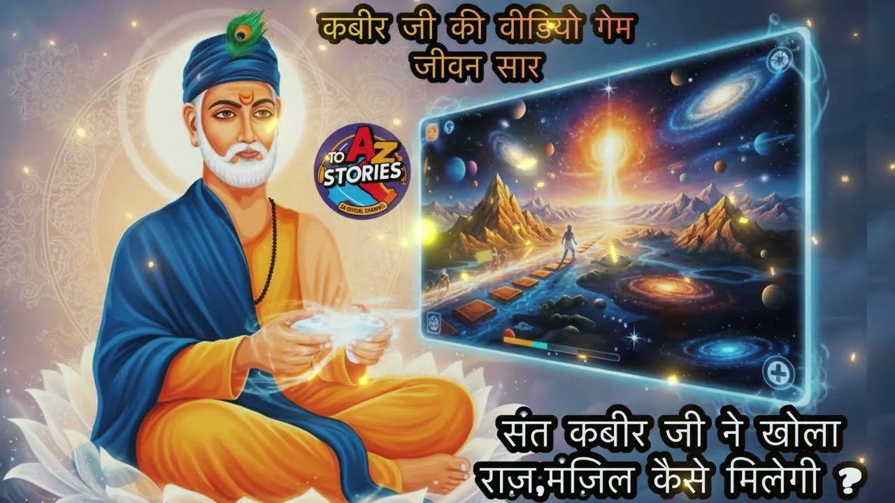 संत कबीर जी की वीडियो गेम जीवन सार,मंजिल कैसे मिलेगी ? KABIR JI’S GAME #kabirji #kabir #ram #om 