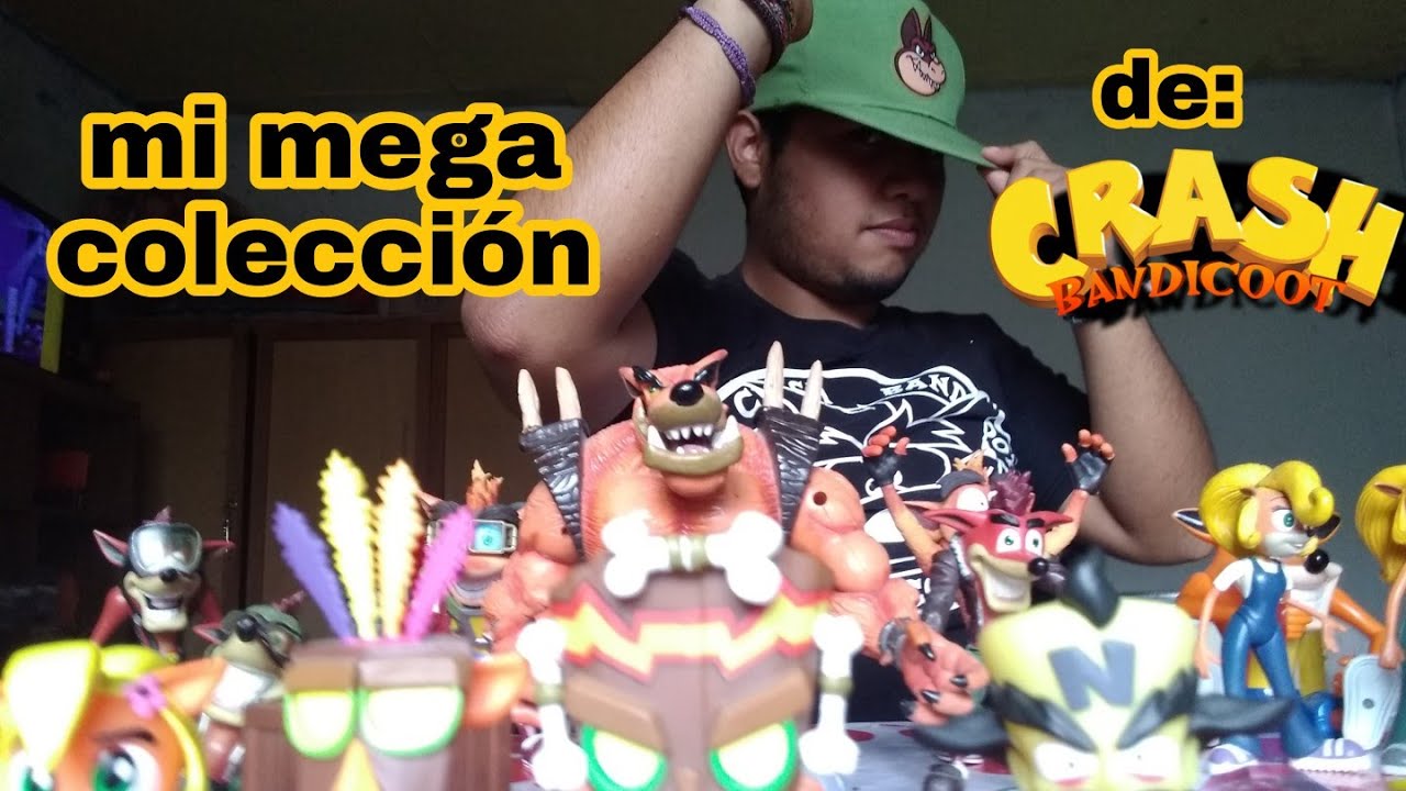 Mi colección de Crash bandicoot en español parte 1 (figuras sin caja)