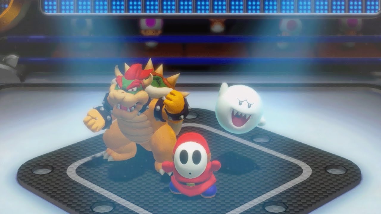 Super Mario Party - Boo vs Mario vs Bowser vs Shy Guy - Kamek's Tantalizing Tower