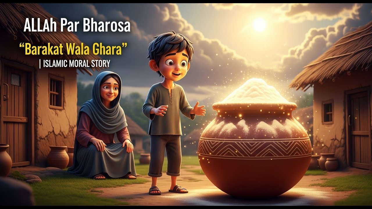 “ایلان اور برکت والا گھڑا | Allah پر بھروسہ اور معجزے کی کہانی | Islamic Moral Story | ”