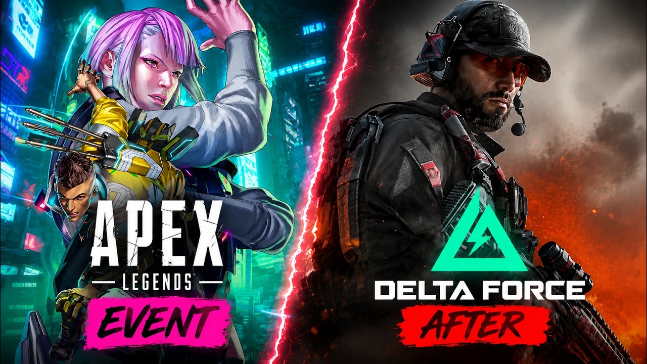 🔴 LIVE: NEW Apex Cyberpunk Event w/ Itemp &rarr; Delta Force Later