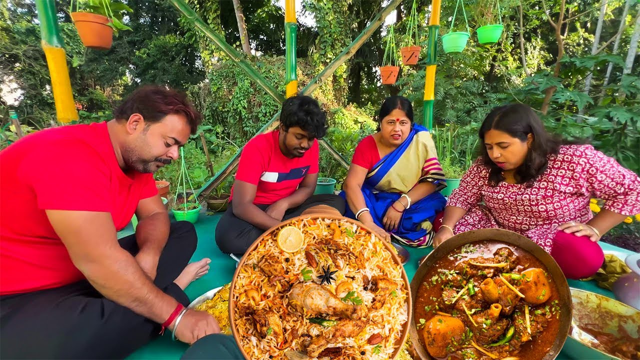এই ঠান্ডায় Chicken Biriyani এবং Mutton Curry জমিয়ে খেলাম