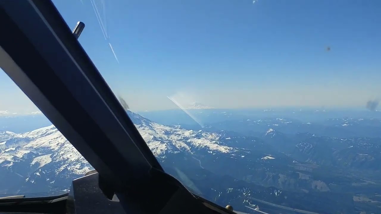 Mount Rainier flyover