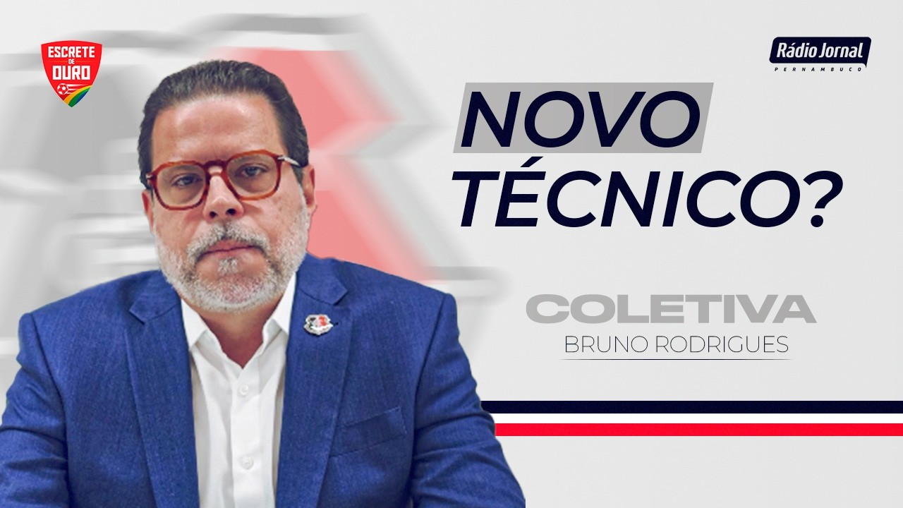 Coletiva de imprensa do SANTA CRUZ com o PRESIDENTE BRUNO RODRIGUES AO VIVO