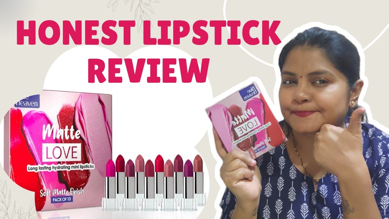 Blue heaven lipstick honest review||mini lipsticks💄💄||Snehittdairies||