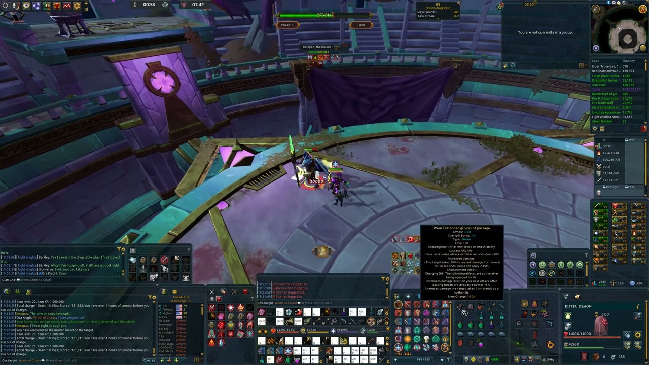 HM Kerapac Melee 2:58.8