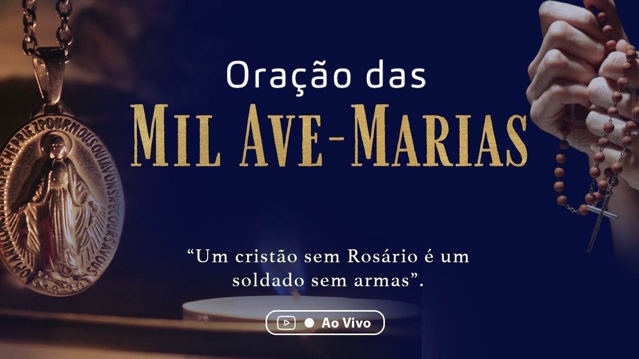 Mil Ave Marias dia 08/08 | Instituto HeSed #nenhumdiasemJesus