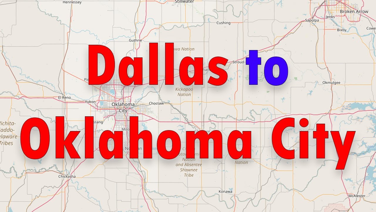Dallas - Oklahoma City Drive (Time-Lapse)